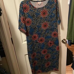 LuLaRoe fitted dress, excellent condition